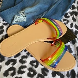 Rainbow sandals